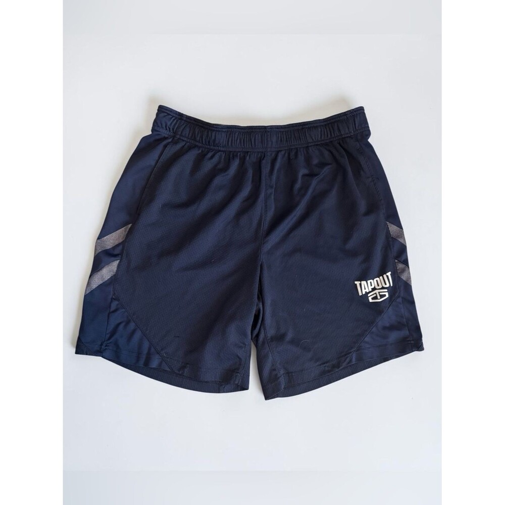 Tapout Athletic Training Shorts Navy Blue Mesh Performance Men's XL